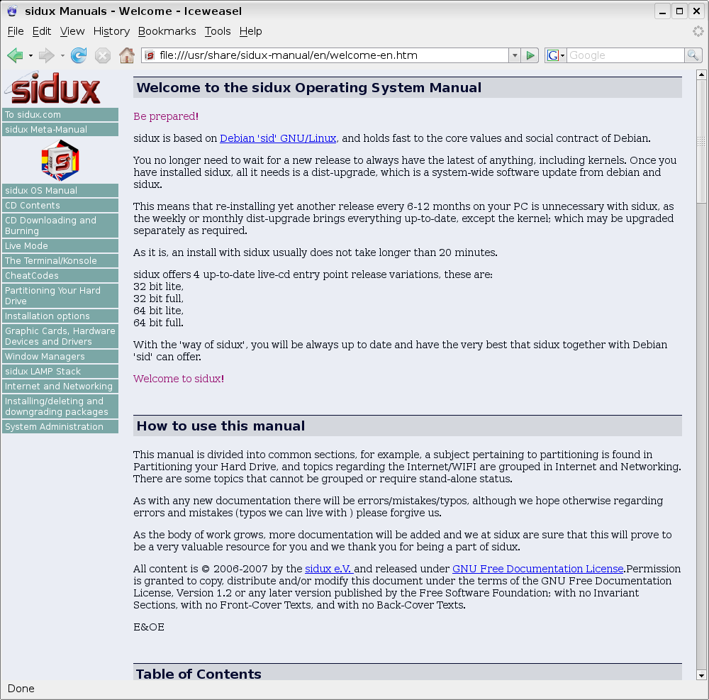 sidux-manual