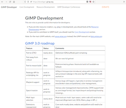 GIMP developer website
