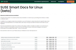 ‘Smart Docs’ beta documentation