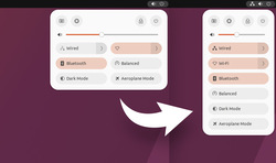 quick settings slimmer extension for gnome