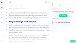 design tools for linux