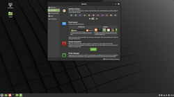 Linux Mint 21 -- The welcome screen