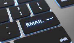 email text keyboard button