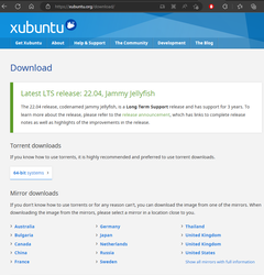Xubuntu website