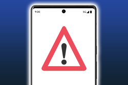 android warning phone triangle comp