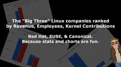 Linux companies ranked by Revenue, Employees, Kernel Contributions