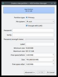 slimbook titan encryption luks