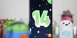 Android 14 Beta 1 logo 3