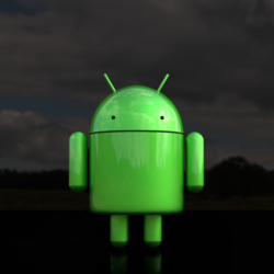Android logo with Blender