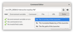 The Command Editor