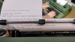 conversion of an IBM Selectric typewrite