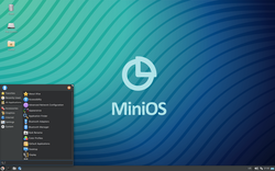 MiniOS 20230606 -- Exploring the Xfce desktop and its application menu