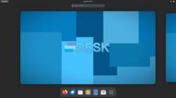 SDesk 2023.08.12 -- An overview of the GNOME Shell desktop