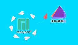 Manjaro and EndeavourOS logo image