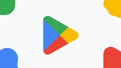 Google Play new logo centered hero