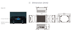 MA1 side interfaces and dimensions