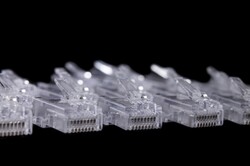 Network Connectors: Connectors RJ-45 network