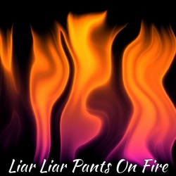 Text On Liar: Liar liar pants on fire text on flame background