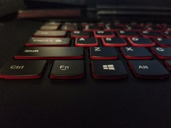 Windows Keyboard Closeup