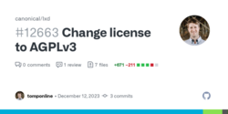 LXD now re-licensed and under a CLA