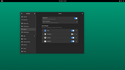 openSUSE MicroOS 2023 -- The GNOME Settings panel