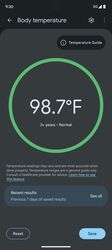 temperature reading