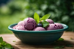 Blueberry Ice Cream