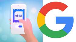 eSIM and Google icons