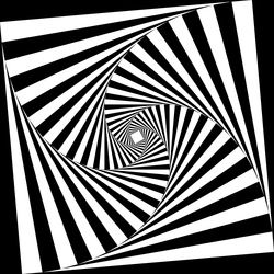 Optical Illusion Deception Pattern