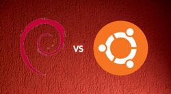 Debian and Ubuntu Logos
