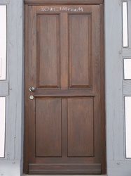 Wooden door in Seligenstadt, Germany