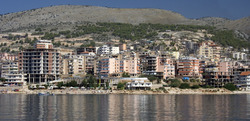 Albania: Construction in Sarande town in Albania