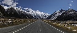 Road to Mount Cook Village