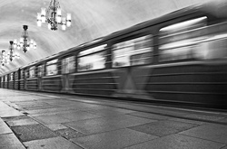 Moscow metro underground station