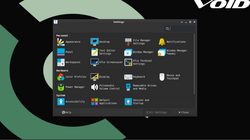 Void Linux opts for lightweight software, such as the XFCE4 desktop environment
