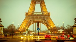 Eiffel Tower At Sunset