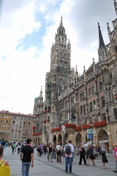 New Town Hall (German: Neues Rathaus), Germany. September 2009.