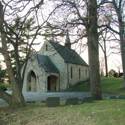 The Final Chapel is a small chapel in the cemetery.