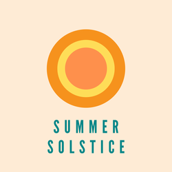 Summer Solstice Greeting Card