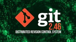 Git 2.46 and Git logo