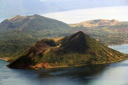 Taal volcano in the Philippines