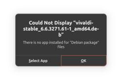 lack of the ability to install .deb files