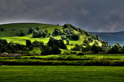 Dramatic HDR landscape