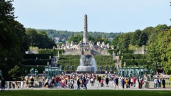 Vigeland Park including Monolitten, Oslo, Norway