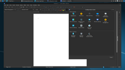 PorteuX 1.6 LibreOffice and the LXQt settings panel