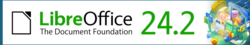 LibreOffice The Document Foundation 24.2 logo