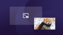 Spot the picture-in-picture icon â your key to multitasking with a red panda buddy on your screen