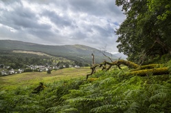 Northern part of the village of Killin in the Scottish Highlands