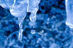 Icicles on the roof