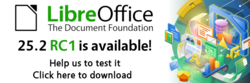 LibreOffice 25.2 RC1